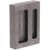Uonlytech Casting Mold for Aluminum Brass Copper Zinc Graphite Ingot Mold 2 Holes view 1