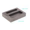 Uonlytech Casting Mold for Aluminum Brass Copper Zinc Graphite Ingot Mold 2 Holes view 2