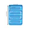Barrette Resin Molds DIY Hair Pin Casting Mold Holographic-Hair Clip Mold Long Strip Shape Silicone Molds for-Bookmark Holographic-molds for Resin Silicone view 4
