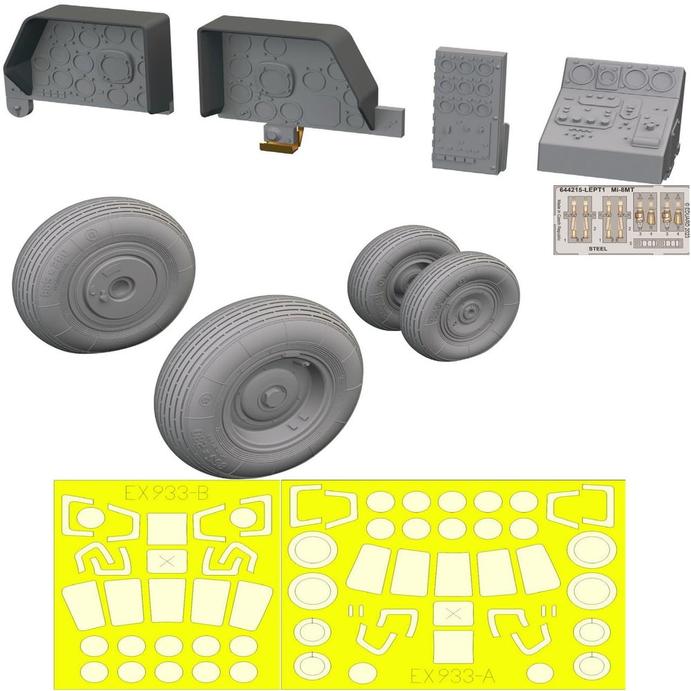 Eduard Sprue Brothers 1:48 LookPlus - Mi-8MT Hip Detail Set (TRP kit), EDU644218