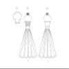 Butterick B6938F5 Misses' Vintage 1950's Halter Dress and Jacket Sewing Pattern Kit, Design Code B6938, Sizes 16-18-20-22-24 view 3