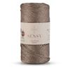 Sensy Premium 2mm 251 Yards Sparkle Polyester Rope 90% Polypropylene 10% Polyester Cord Macrame Cord 2mm Crochet Bag Cord Macrame Rope Crochet Thread Gift for Knitter (Mink Sparkle) view 1