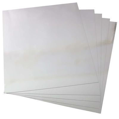 Metallic Silver Cardstock Paper, 60pcs of 8.5x11 (250 GSM) - Silver Paper Foil Board, Mirror Finish Surface Die Cut and Plotter Compatible - Perfect for Crafting, Invitations & Decorations