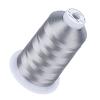 Simthread 5500Yds Embroidery Thread, 5000M High-Yardage 40WT 100% Polyester Thread 170+ Vivid Colors, High-Speed Rated Compatible with Brother, Singer, Janome & More - Weathered Gray S104 view 1