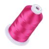 Simthread 5500Yds Embroidery Thread 5000M, 40WT 100% Polyester Machine Embroidery Thread, High-Yardage Spool for Brother, Singer, Janome, Babylock, Husqvarna Machines, Fuchsia S077 view 1