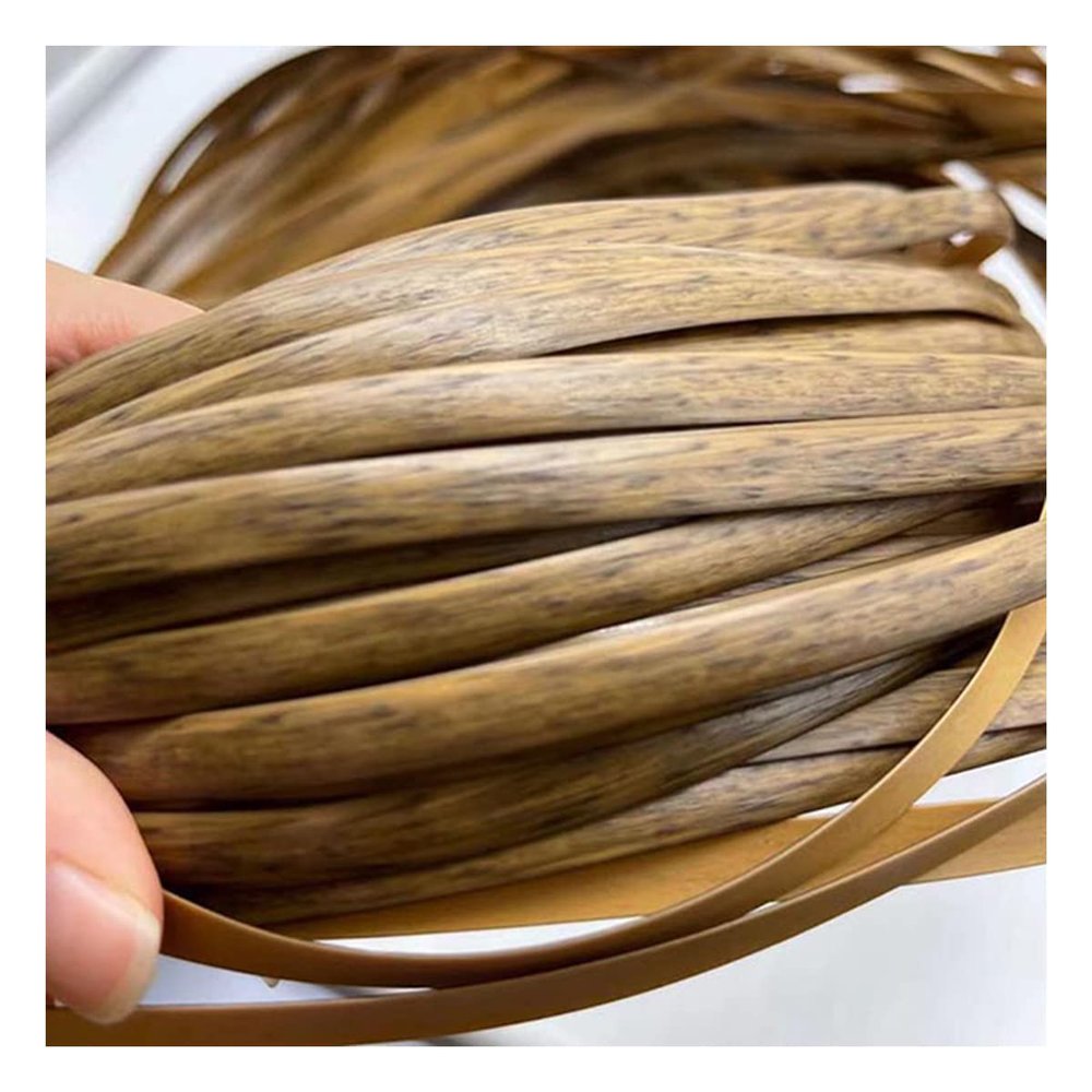 ECYC 500g Flat Synthetic Rattan Weaving Material Plastic Rattan PE Weaving Rattan for Knit and Repair Chair Table DIY Crafts,04