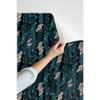 Peel & Stick Wallpaper 3ft x 2ft - Yarn Crafts Knitting Crochet Embroidery Skeins Shades of Blue Custom Removable Wallpaper by Spoonflower view 3