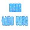 Silicone Resin Molds Hair Pin Jewelry Casting Mold Hair Pin Pendant Making Moulds Hair Clip Silicone Mould Jewelry Molds Silicone Resin molds Keychain view 2