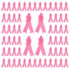 CRAFFANCY 200 Pcs Pink Ribbon Pins, Satin Pink Pins Breast Cancer Awareness Badge Brooch Pink Ribbon Brooch with Safety Pins For Decoration Party Event Supplies view 1
