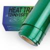 HTVRONT Green Glitter HTV Vinyl Roll-12 x 15FT Green Glitter Heat Transfer Vinyl for Shirts, Glitter Iron on Vinyl for All Cutting MachinesEasy to Cut for Heat Vinyl Design view 1