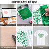 HTVRONT Green Glitter HTV Vinyl Roll-12 x 15FT Green Glitter Heat Transfer Vinyl for Shirts, Glitter Iron on Vinyl for All Cutting MachinesEasy to Cut for Heat Vinyl Design view 4