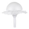 VILLCASE Bridal Bouquet Holder with Foam Half Ball Lace Collar Wedding DIY Floral Arrangement Stand for Handmade Fake Flower Decorations view 1