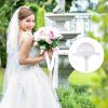 VILLCASE Bridal Bouquet Holder with Foam Half Ball Lace Collar Wedding DIY Floral Arrangement Stand for Handmade Fake Flower Decorations view 2