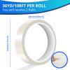 HTVRONT Heat Resistant Tape - Sublimation Tape 2 Rolls 20mm x 33m Heat Transfer Tape, No Residue Heat Tape for Sublimation Blanks Tumblers Mugs Fabrics, Adhesive Heat Transfer Heat Press Tape (Clear) view 3