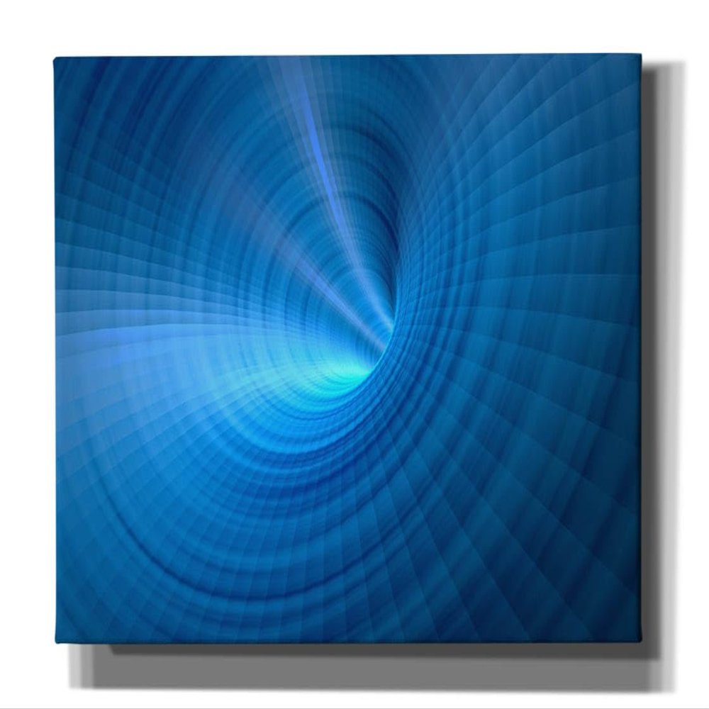 Epic Graffiti 'Blue Vortex' by Epic Portfolio, Canvas Wall Art, 60"x40"