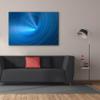 Epic Graffiti 'Blue Vortex' by Epic Portfolio, Canvas Wall Art, 60"x40" view 3