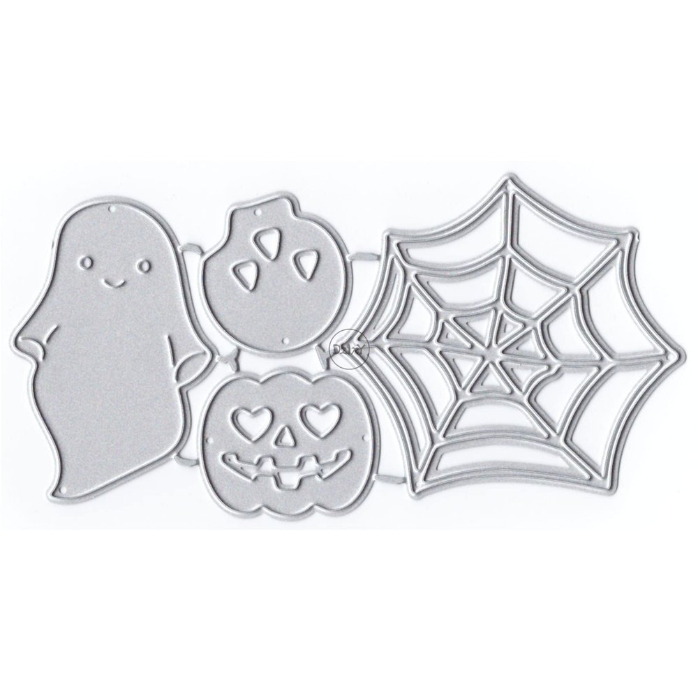 DzIxY Halloween Pumpkins Ghost Metal Cutting Dies for Card Making Kit Embossing Paper Die Cuts Sets Scrapbooking Machine Stencils Storage Pockets Supplies