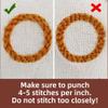 Temlum Punch Needle Coasters Kit, Punch Needle Embroidery Kits for Adults and Beginners - Including Patterns, Tools, Yarns, Hoop, Instruction, Coaster Holder Art Craft Supplies - Landscape view 4