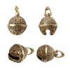 Opexicos 4Pcs Retro Ornament DIY Neckless Pendant Brass Bell Key Chain Pendant Accessories view 1