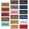 12" x 24" Laserable Leather Sheets with Heat Transfer Adhesive Backing, CO2 Laser Engraving Supplies, for Glowforge Supplie (2, Light Brown/Black) view 2