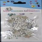 840 pcs 12 mm Hotfix Flower Rhinestones Flatback Crystals for Clothes Shoes Crafts Hot Fix Round Glass Gems Stones Flat Back Iron on Rhinestones for Clothing (Clear)