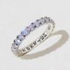 925 Sterling Silver Shiny Cubic Zirconia Rings Diamond Rings for Women Jewelry Findings Earring Backs Findings (US Code 8) view 2