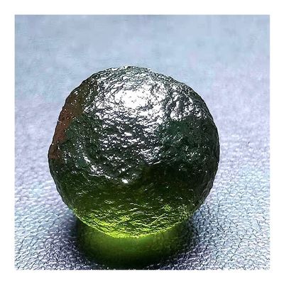 SBOTTON Natural Moldavite Czech Meteorite Impact Glass Beads Rough Stone Crystal Energy Stone, 11223S1BOTTON (Size : 10-11mm)