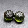 SBOTTON Natural Moldavite Czech Meteorite Impact Glass Beads Rough Stone Crystal Energy Stone, 11223S1BOTTON (Size : 10-11mm) view 3