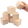 12 Packs Wooden Blocks for Crafts, 2.75 Inch Pine Wood Cubes, Wooden Cubes for Paint, Stamp, Decorate, DIY Projects and Personalized Gifts,by GNIEMCKIN view 3