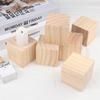 12 Packs Wooden Blocks for Crafts, 2.75 Inch Pine Wood Cubes, Wooden Cubes for Paint, Stamp, Decorate, DIY Projects and Personalized Gifts,by GNIEMCKIN view 4