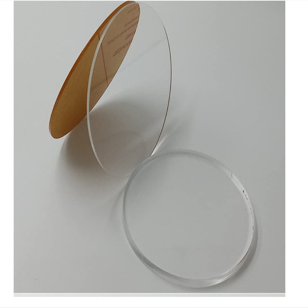 SLOYCA 25mm 30mm 40mm 45mm 50mm 60mm Clear Acrylic Disc Gaming Miniatures Plastic Round Bases for Wargames Figure Holder (Color : 70mm 10pcs)