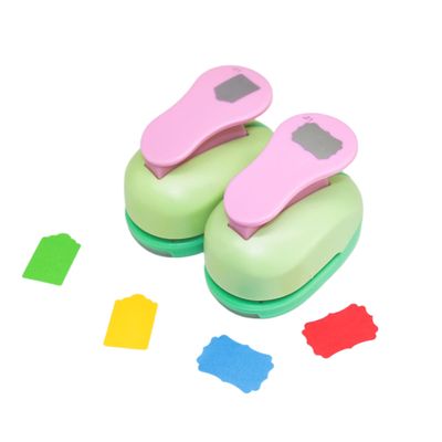 Cady Craft Punch1.5 INCH Tags Paper Punches eva Scrapbooking Punch 2pcs/Set