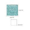 MECCANIXITY Mosaic Tiles, Glass Tiles, Shine Crystal Mosaic Glass Pieces Bulk Square Glitter Crystal Mosaic Tiles 2 x 2cm for Home Decoration, DIY Crafts, Pack of 50(200g, Light Blue) view 2