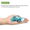 MECCANIXITY Mosaic Tiles, Glass Tiles, Shine Crystal Mosaic Glass Pieces Bulk Square Glitter Crystal Mosaic Tiles 2 x 2cm for Home Decoration, DIY Crafts, Pack of 50(200g, Light Blue) view 4