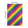 Briartw 20x29cm Hot Foil Paper 50 Sheets Pack Toner Reactive Foil Hot Stamping Foil Paper by Laser Printer and Laminator for Scrapbooking Craft Cardmaking DIY Album (Rainbow, 100 Sheets) view 2