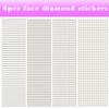 1799pcs Self Adhesive Face Pearl Gems Stickers, Hair Gems Rhinestones Stickers, Bling Jewels for Makeup, Crafts, Home Decor Scrapbooking Embellishments, 4 Sizes 3mm/4mm/5mm/6mm(Beige Pearl) view 3