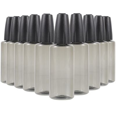 TEHAUX 10pcs Needle Oiler Bottles Fine Tip Glue Applicator Bottles for Precision Application for Crafts Sewing Repair Work and More