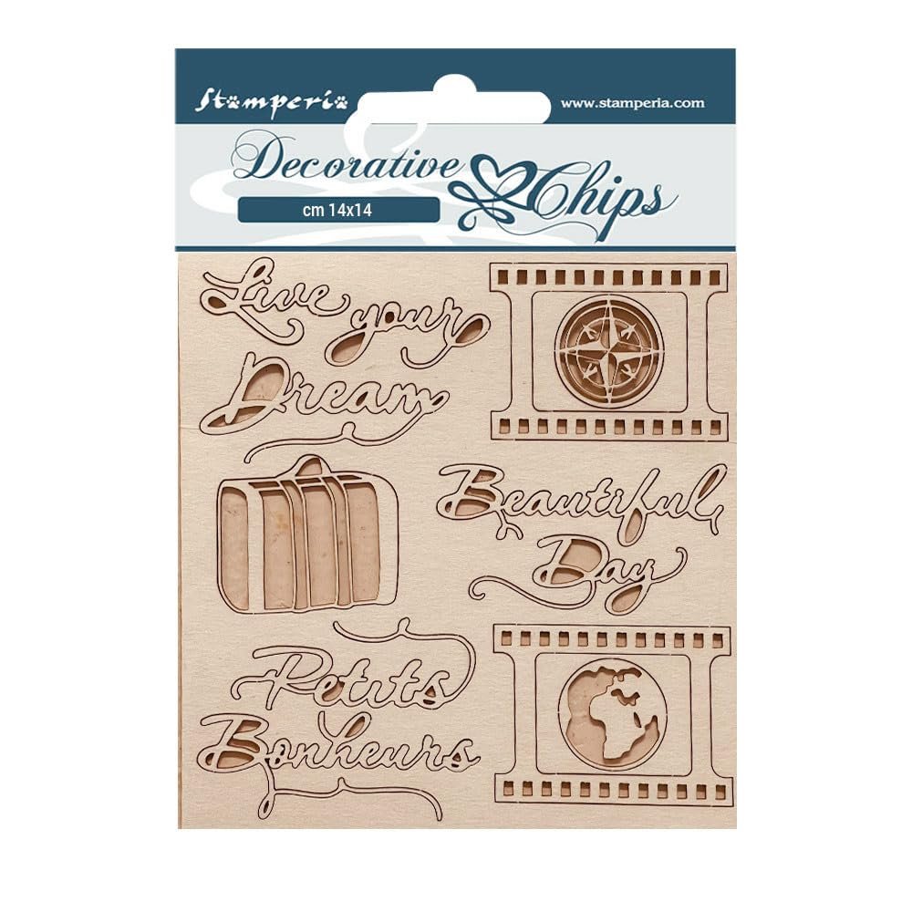Decorative chips cm 14 x 14 cm - Create Happiness Oh l l Tour Eiffel