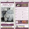 Bead Embroidery Kit Air Flowers. DIY Beadwork Craft Kit for Beginners. Hand Made Beading kit from Abris Art, Ukraine. Stylish needlework set, needlepoint pattern with dandelion flower, decor, wall art view 3