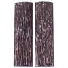 Buffalo Horn Handle Scales - (Stag Jigged) - (Radiused) - (Dark Brown) - (4.50 x 1.25 x 0.25) view 1