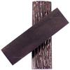 Buffalo Horn Handle Scales - (Stag Jigged) - (Radiused) - (Dark Brown) - (4.50 x 1.25 x 0.25) view 2