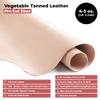 ELW Full Grain Cowhide Leather 4-5 oz [1.6-2mm] Thickness in Pre-Cut Size: 24"x48", AB Grade Hide Vegetable Tanned Leather Using for Tooling, Carving, Molding, Dyeing Material for Craft, Hobby view 2