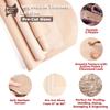 ELW Full Grain Cowhide Leather 4-5 oz [1.6-2mm] Thickness in Pre-Cut Size: 24"x48", AB Grade Hide Vegetable Tanned Leather Using for Tooling, Carving, Molding, Dyeing Material for Craft, Hobby view 3