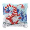 clubevy Latch Hook Kits for Adults DIY Crochet Yarn Pillow Cover Sofa Cushion Kits Wall Tapestry Crafts Home Decor view 1