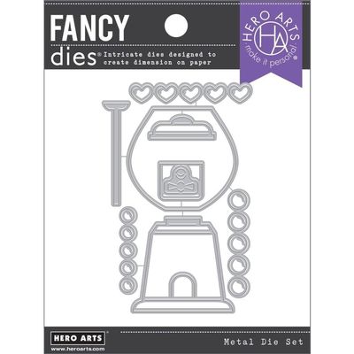 Hero Arts DF132 Gumball Machine Fancy Dies Steel Die Set