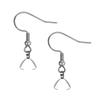 100pcs Adabele 316 Grade Surgical Stainless Steel Hypoallergenic Fish Earring Hooks Ear Wire Pinch Bail Clasp (Wire 0.7mm/21 Gauge) for Earrings Jewelry Making SEF9 view 1
