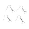 100pcs Adabele 316 Grade Surgical Stainless Steel Hypoallergenic Fish Earring Hooks Ear Wire Pinch Bail Clasp (Wire 0.7mm/21 Gauge) for Earrings Jewelry Making SEF9 view 3
