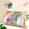 PROPFE Adjustable Cross Stitch Frame, Beech Wood Quilt Frame, rotated Embroidery Frame Stand, Needlepoint Holder Floor Table Lap Stand, Hands-Free Cross Stitch Supplies, for Stitching Sewing Craft view 4