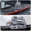 WANZPITS 1728 Pieces Aircraft Carrier Building Block Set, Military Battleship Model Building Kit Modern Military Roleplay Warship with Airplane, STEM Construction Model Gift for Adults view 2