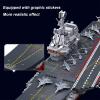 WANZPITS 1728 Pieces Aircraft Carrier Building Block Set, Military Battleship Model Building Kit Modern Military Roleplay Warship with Airplane, STEM Construction Model Gift for Adults view 4